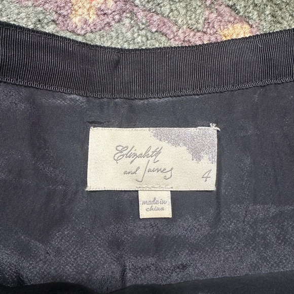 Elizabeth and James Feather Silk Skirt - Picture 4 of 6